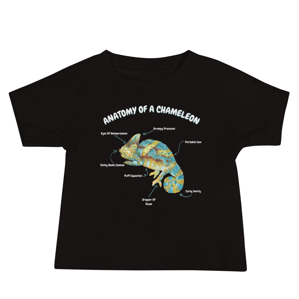 Anatomy Of A Chameleon Baby Jersey Short Sleeve Tee