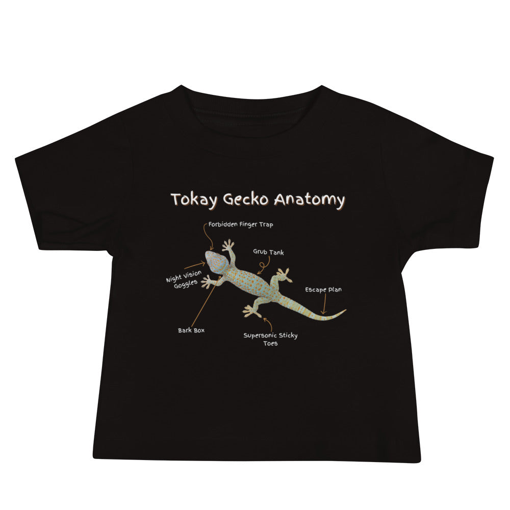 Tokay Gecko Anatomy Baby Jersey Short Sleeve Tee