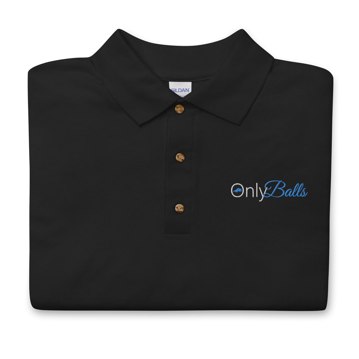 OnlyBalls Men's Embroidered Polo Shirt