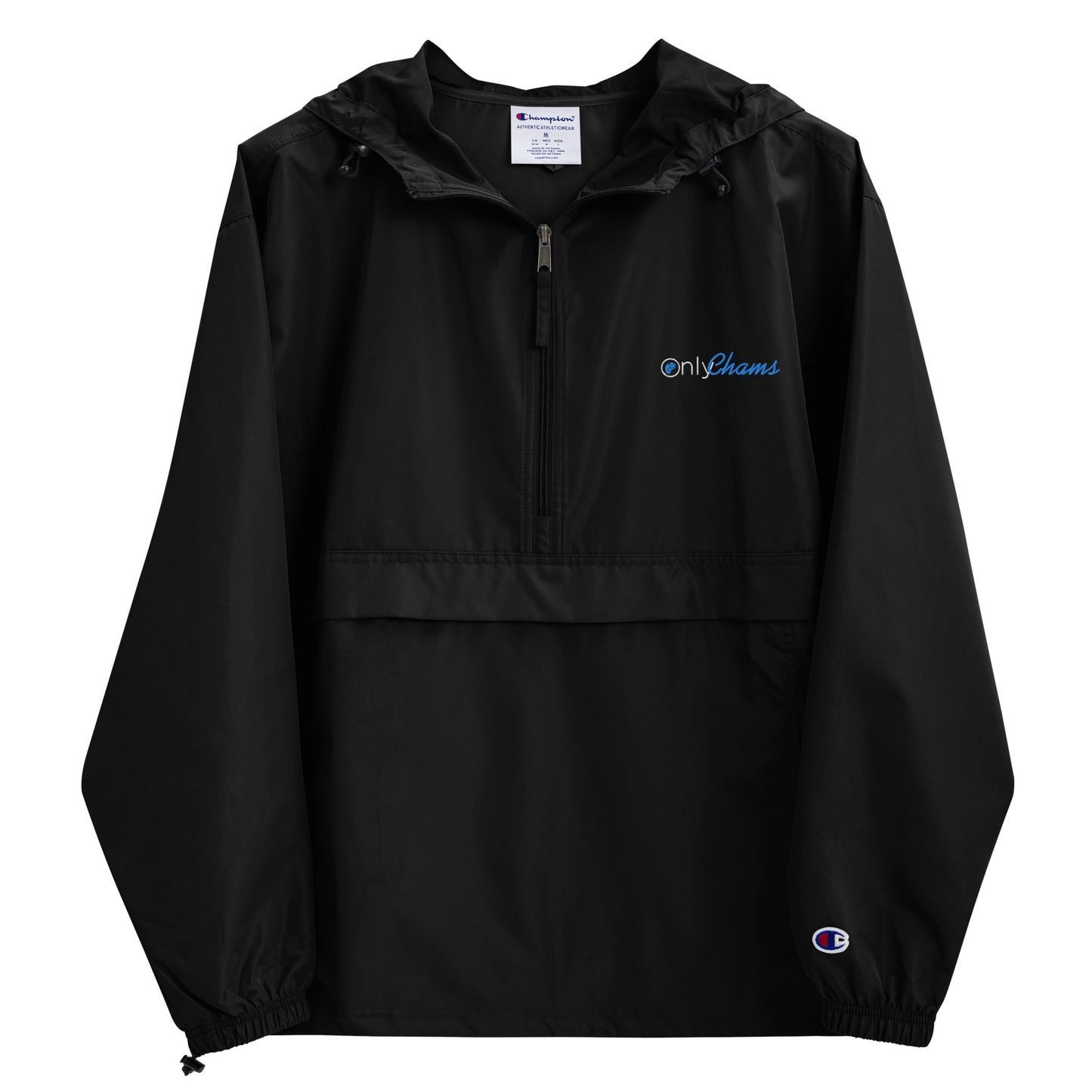 OnlyChams Men's Embroidered Champion Packable Jacket