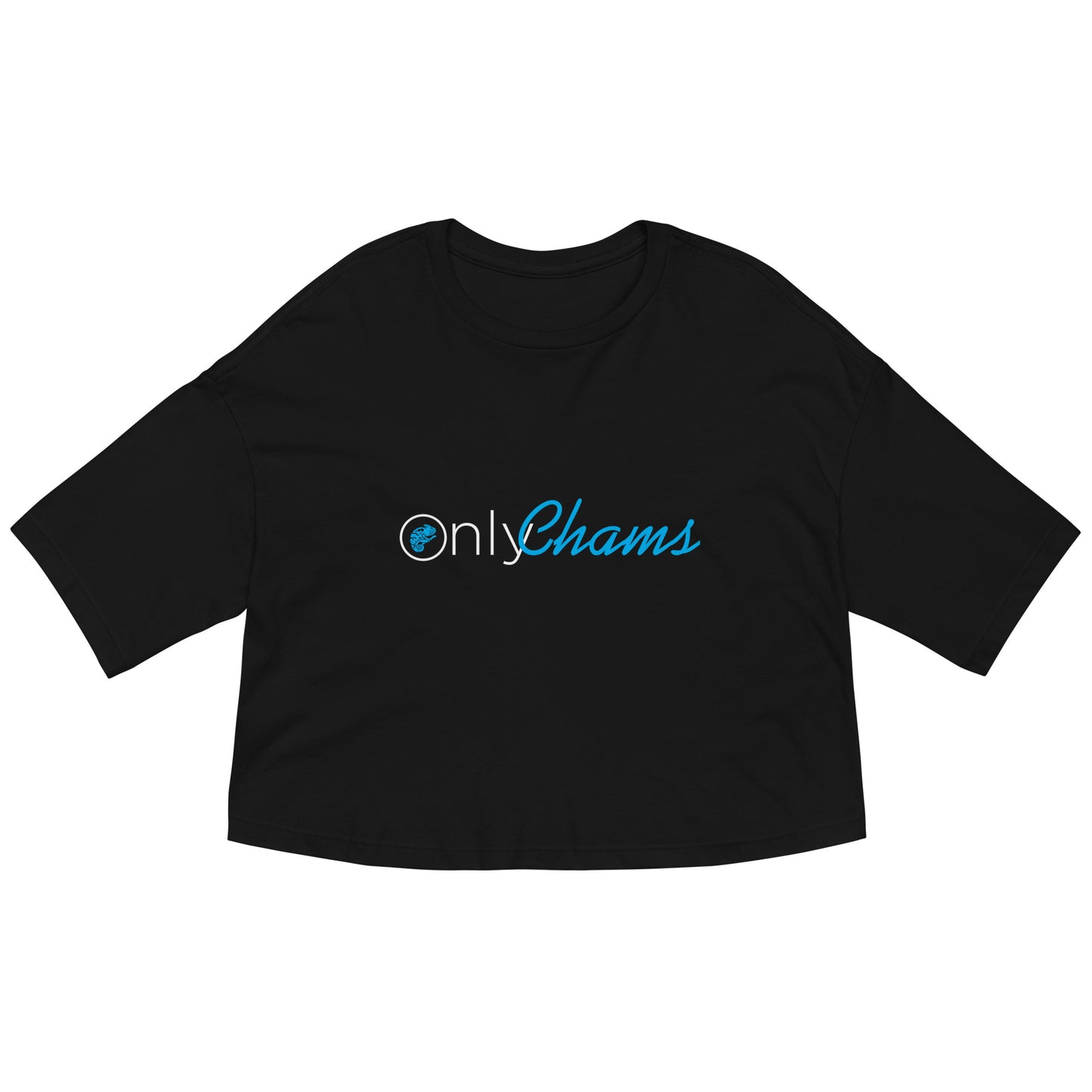 OnlyChams Women's Loose drop shoulder crop top