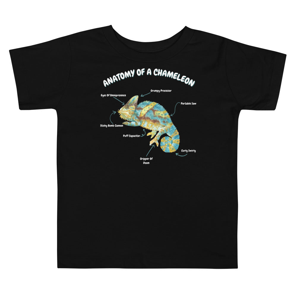 Anatomy of a Chameleon Toddler Short Sleeve Tee