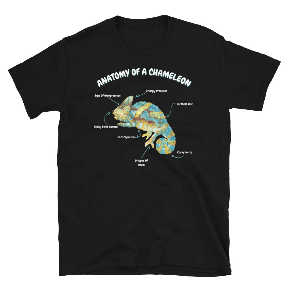 Anatomy Of A Chameleon Short-Sleeve Unisex T-Shirt