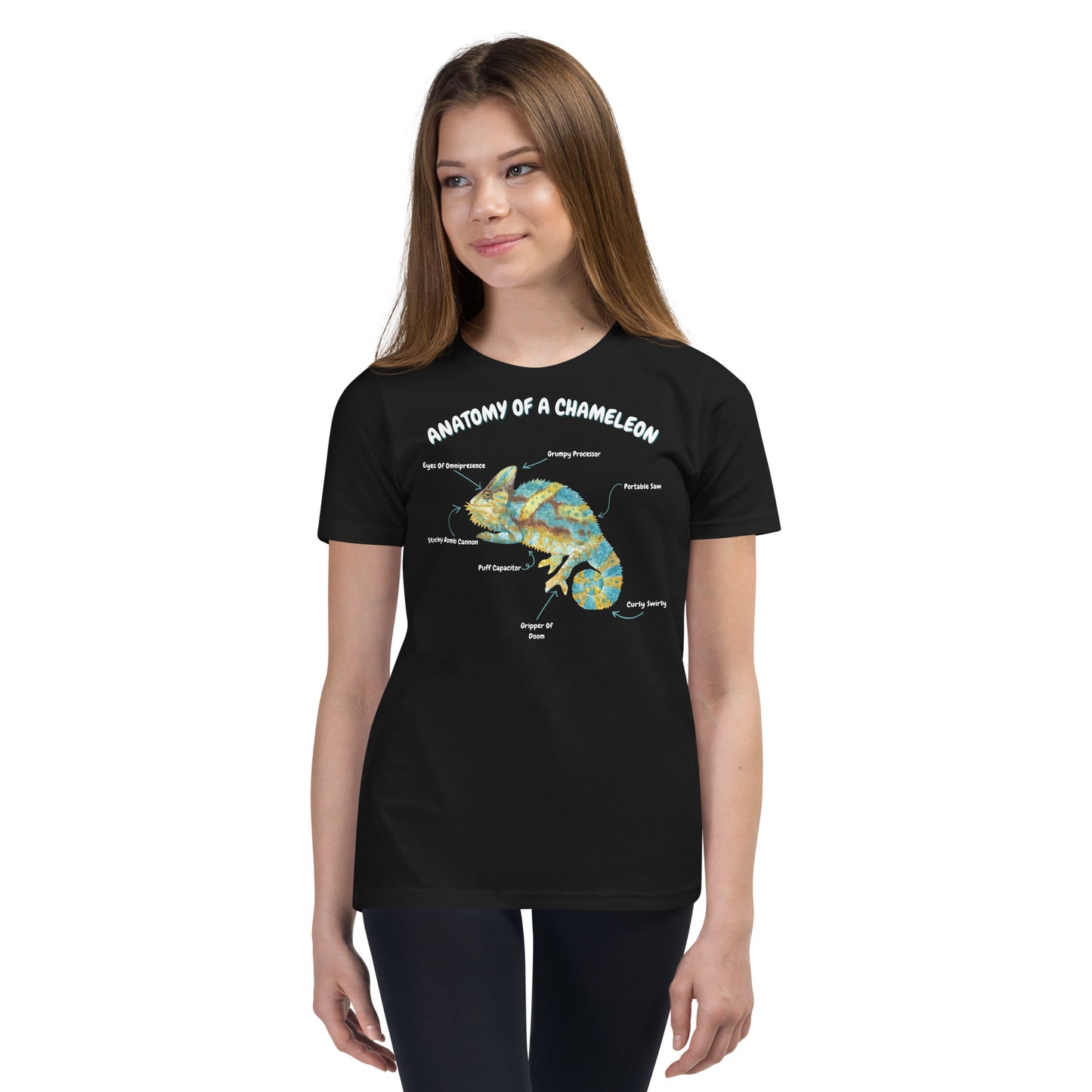 Anatomy of a chameleon Youth Short Sleeve T-Shirt