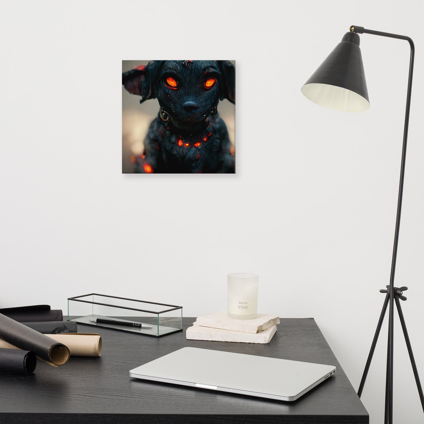 Hellhound Puppy Canvas