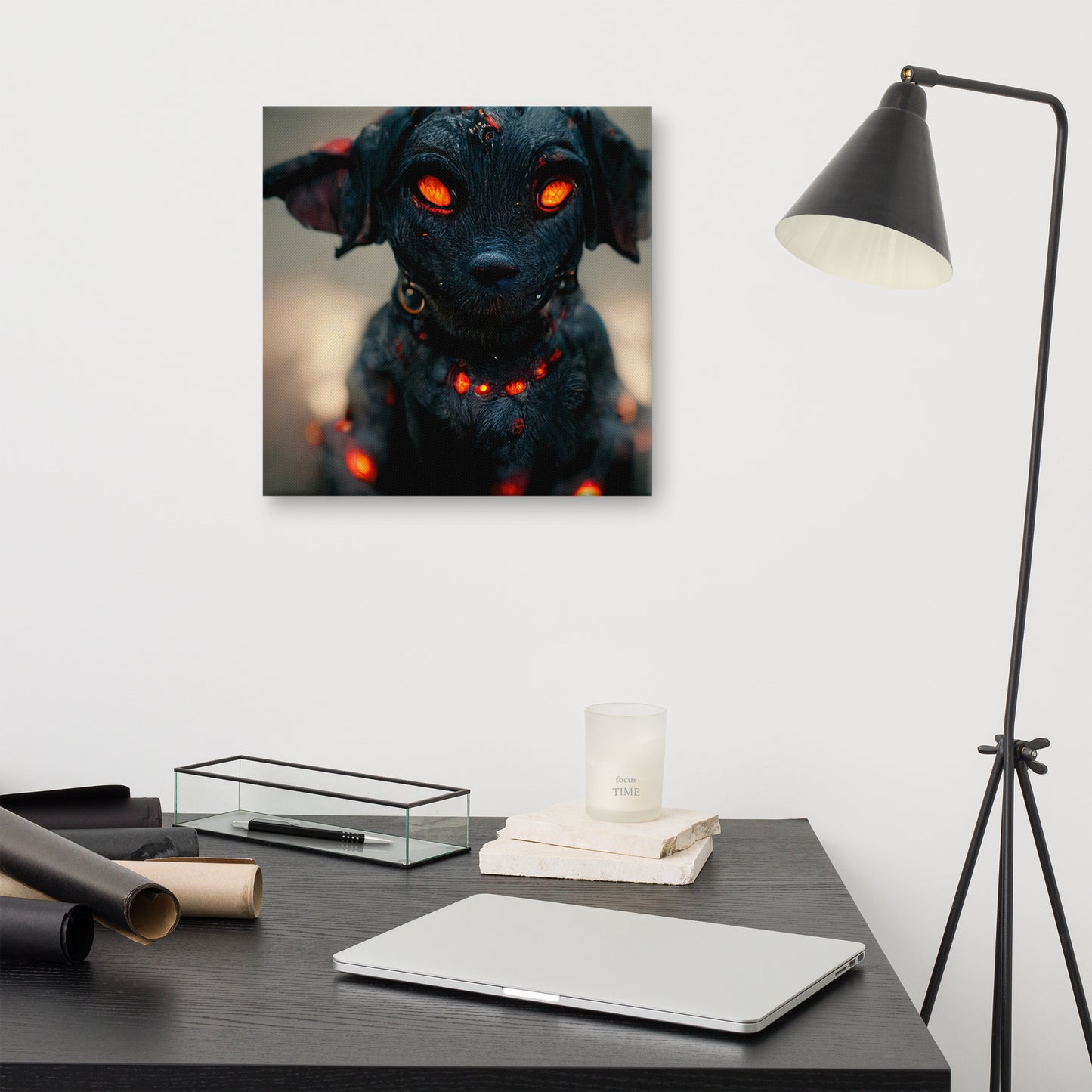 Hellhound Puppy Canvas