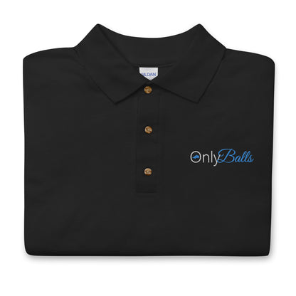 OnlyBalls Men's Embroidered Polo Shirt