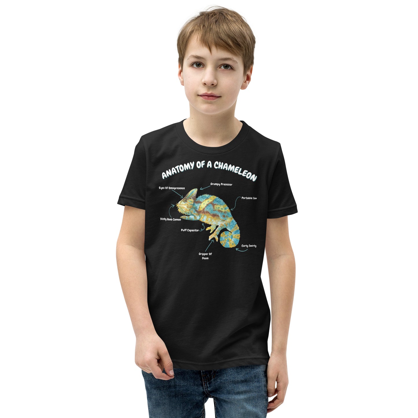 Anatomy of a chameleon Youth Short Sleeve T-Shirt